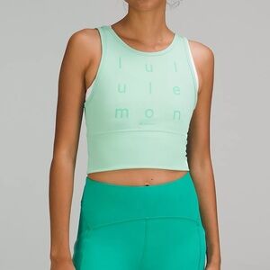 Lululemon - Power Pivot Everlux Tank Top - Sz 2 - Mint